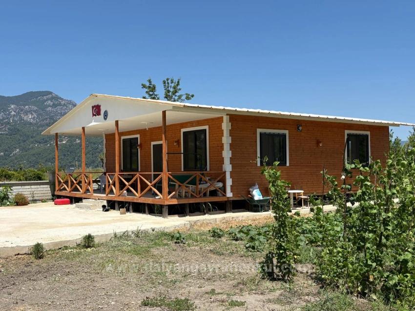 Freistehendes Holzhaus Mit 120 M² Wohnfläche Auf Einem 2500 M² Großen Grundstück In Der Gegend Von Dalyan Karadağ