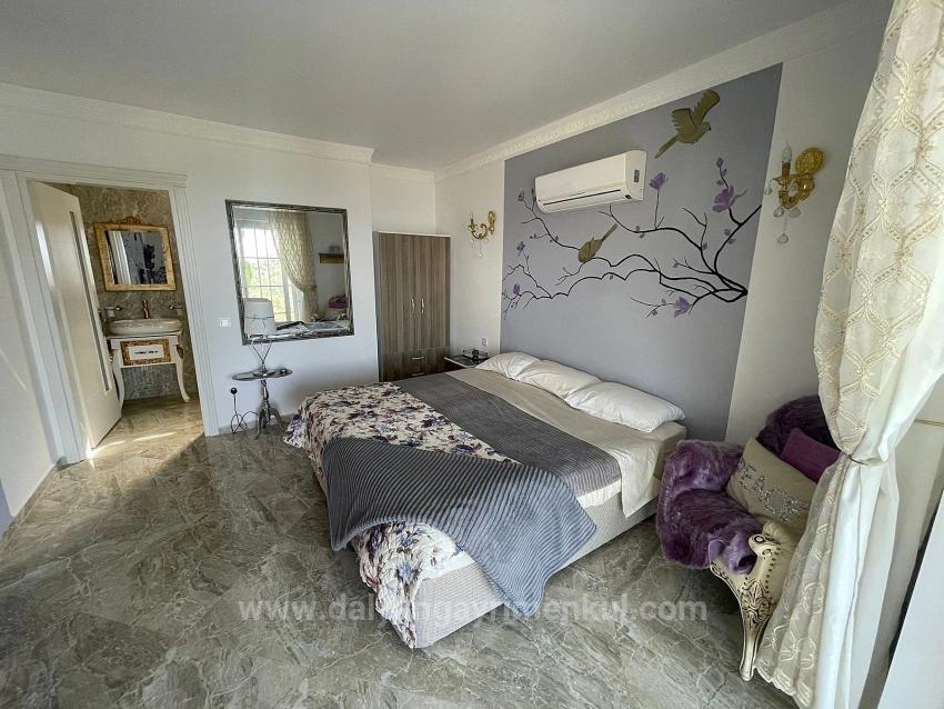 Vip-Villa In Gökbel Zu Verkaufen, Auf Einem 5000 M² Großen Grundstück Mit Freiem Meerblick.