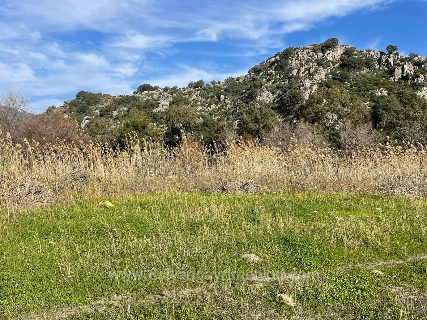 6800 M2 Plot Of Land For Sale In Dalyan With 5% Residential Zoning.