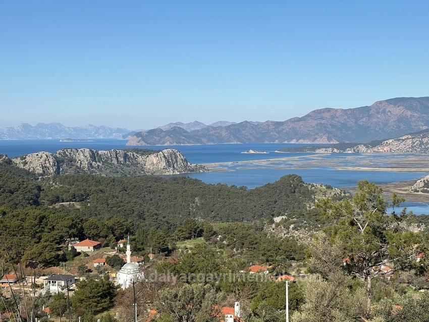 1000M2 Land For Sale With Sea View In Gökbel Village Residential Area