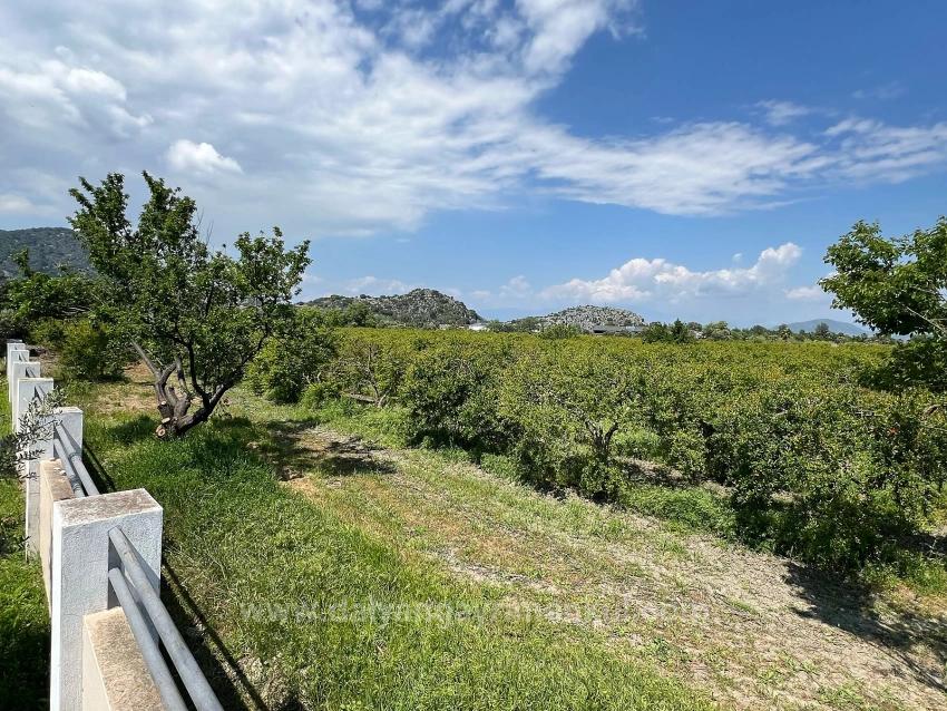 5,100 M² Plot Of Land For Sale In Dalyan, Maraş Area, Zoned For 5% Residential Use.
