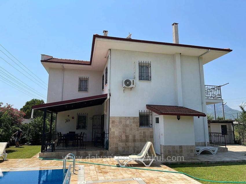 Corner Plot, 600M2, 3+1 Villa For Sale In Dalyan.