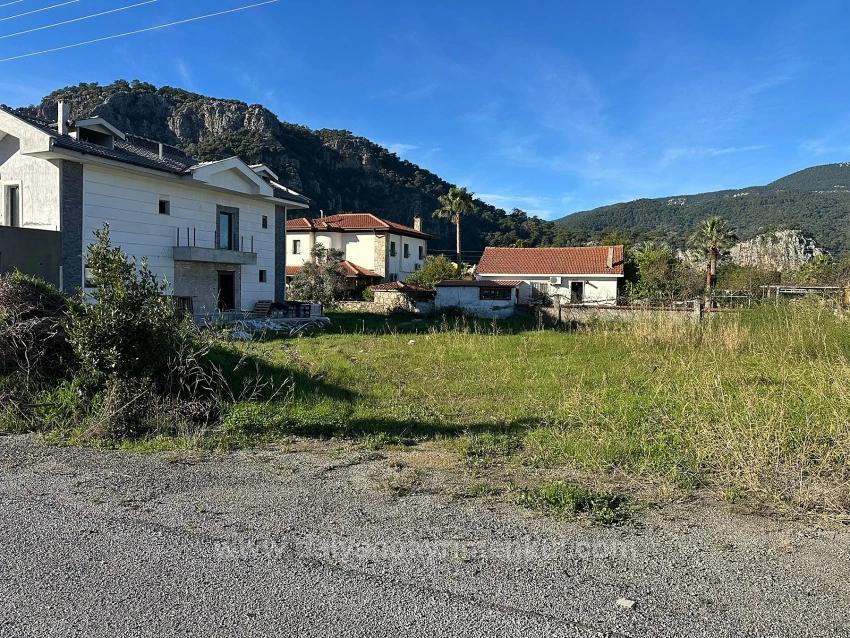 841M2 Plot Of Land For Sale In Dalyan Gülpınar With 15% Zoning.